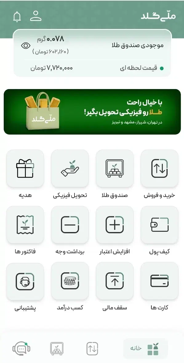 جوایز جدید ملی گلد|کارت هدیه و تخفیف|قم, علی آباد|دیوار