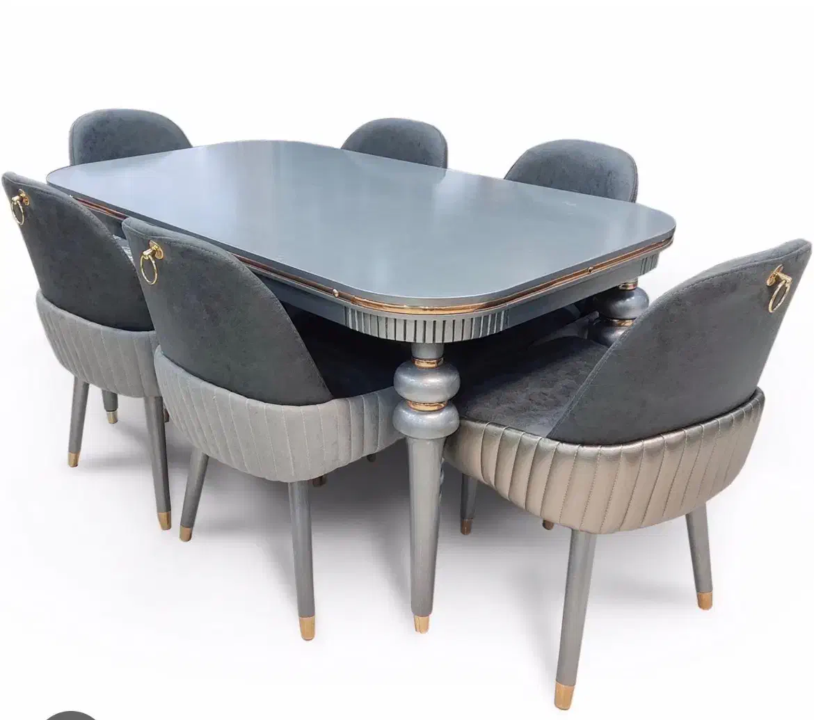 میز ناهار خوری ۶نفره|میز و صندلی غذاخوری|خلخال, |دیوار