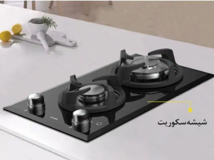 اجاق گاز ۲ شعله شیشه|اجاق گاز و لوازم برقی پختوپز|یزد, |دیوار