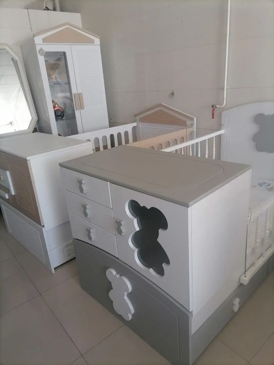 سرویس خواب تخت یک نفره تخت کودک نوجوان|تخت و سرویس خواب|سنندج, |دیوار