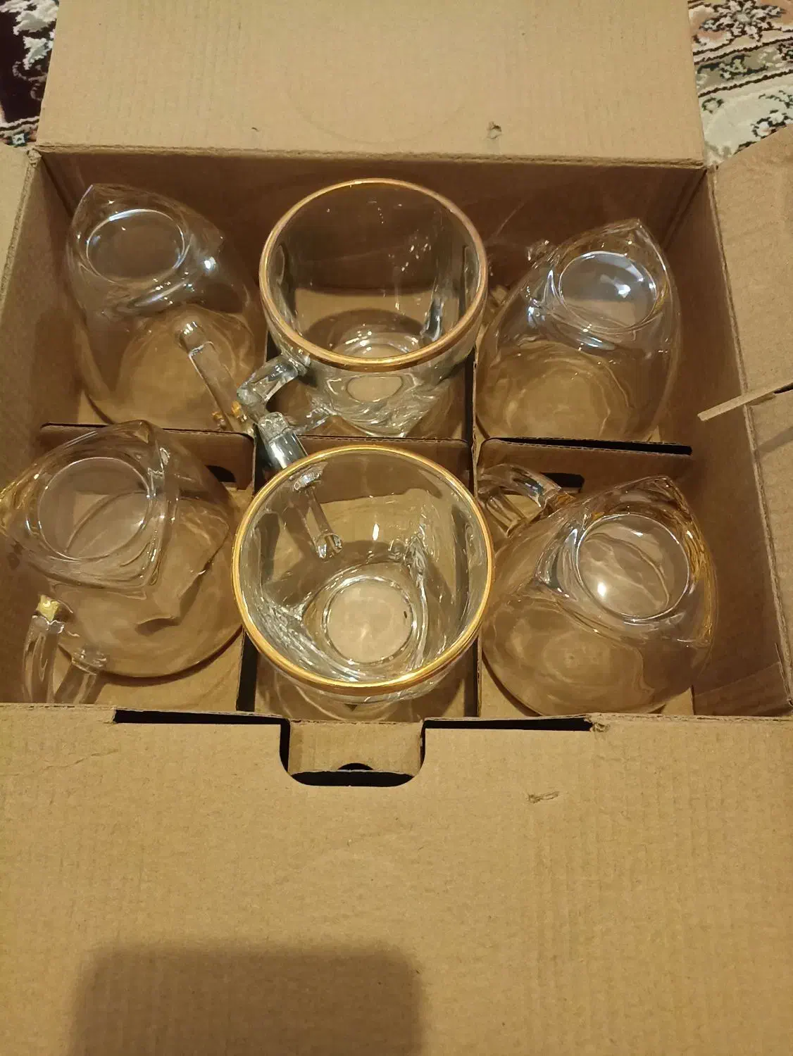 استکان و لیوان لب طلایی|ظروف سرو و پذیرایی|نورآباد ممسنی, |دیوار