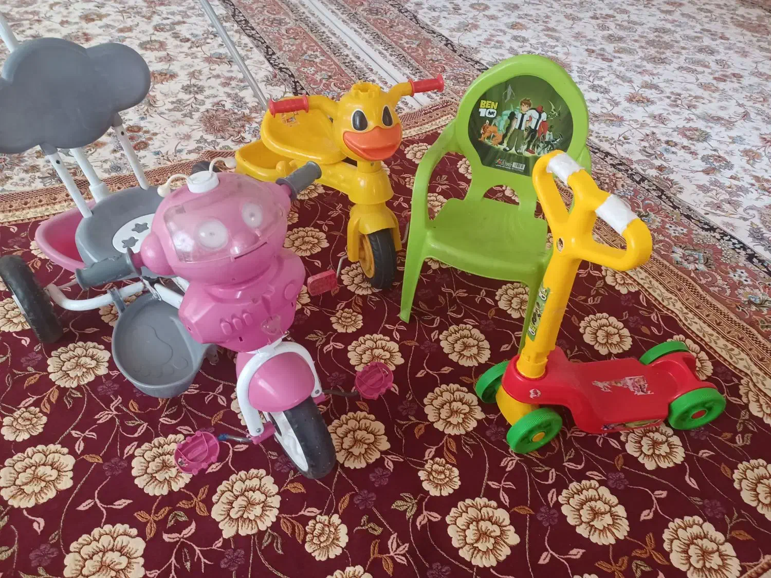 دوچرخه و اسکوتر و صندلی کودک|دوچرخه، اسکیت، اسکوتر|بروجرد, |دیوار