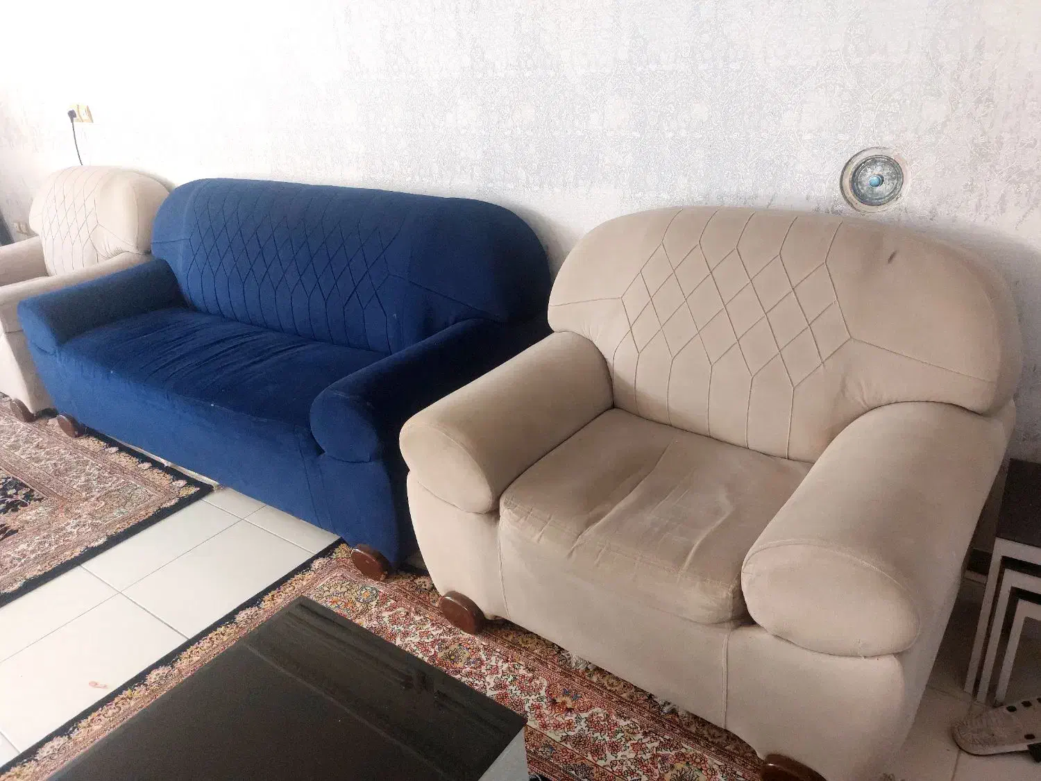 مبل راحتی|مبلمان خانگی و میز عسلی|شیراز, ریاستی|دیوار