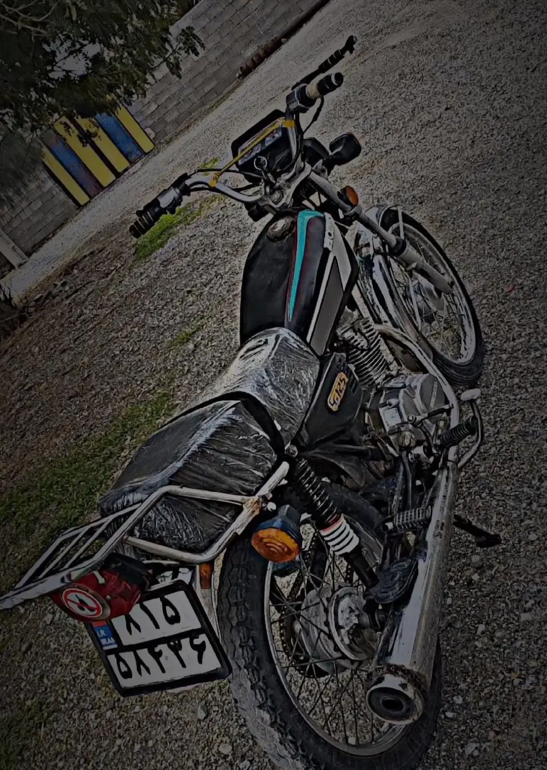 موتور|موتورسیکلت|قلعه گنج, |دیوار