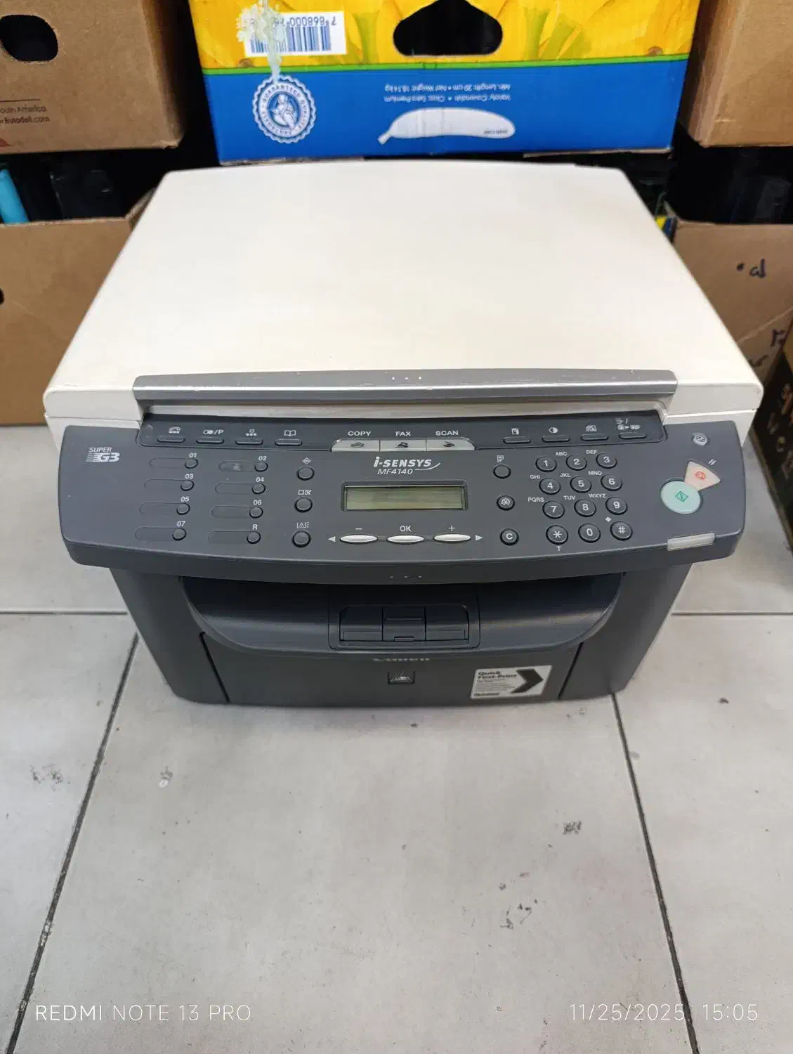 پرینتر لیزری سه کاره دوروزن canon 4140|پرینتر، اسکنر، کپی، فکس|تهران, ایرانشهر|دیوار