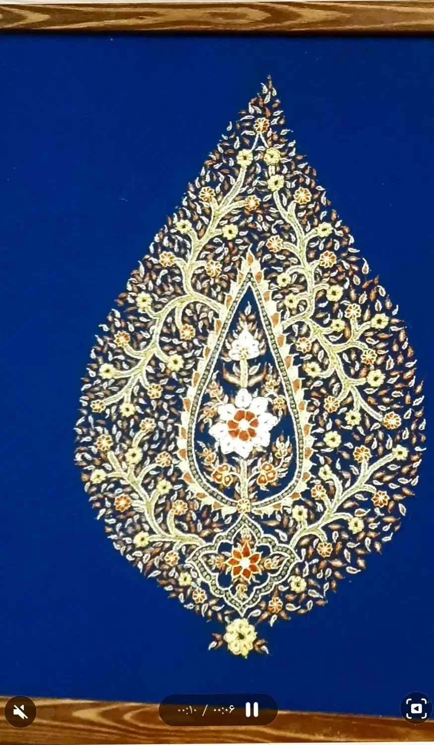 تابلو پته دست دوز بسیار زیبا|تابلو فرش|کرمان, |دیوار