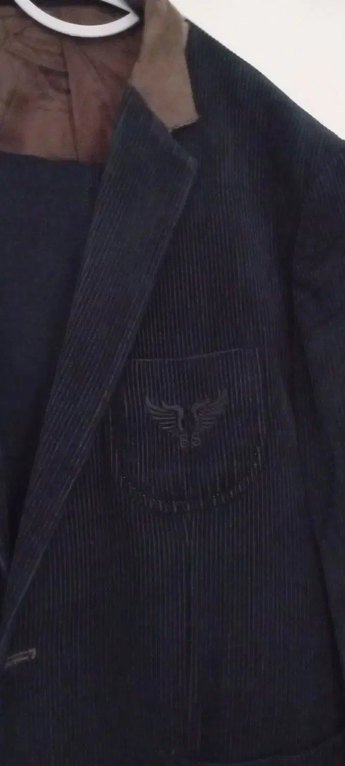 تک کت جیر کبریتی مخمل مردانه|لباس|رشت, گلسار|دیوار