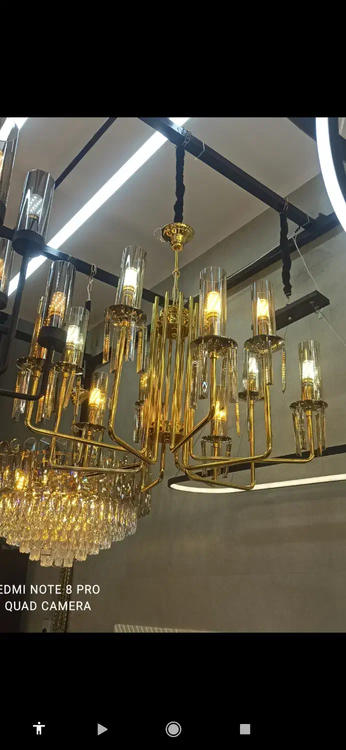 لوستر۱۲شعله|لوستر و چراغ آویز|گلستان (تهران), |دیوار