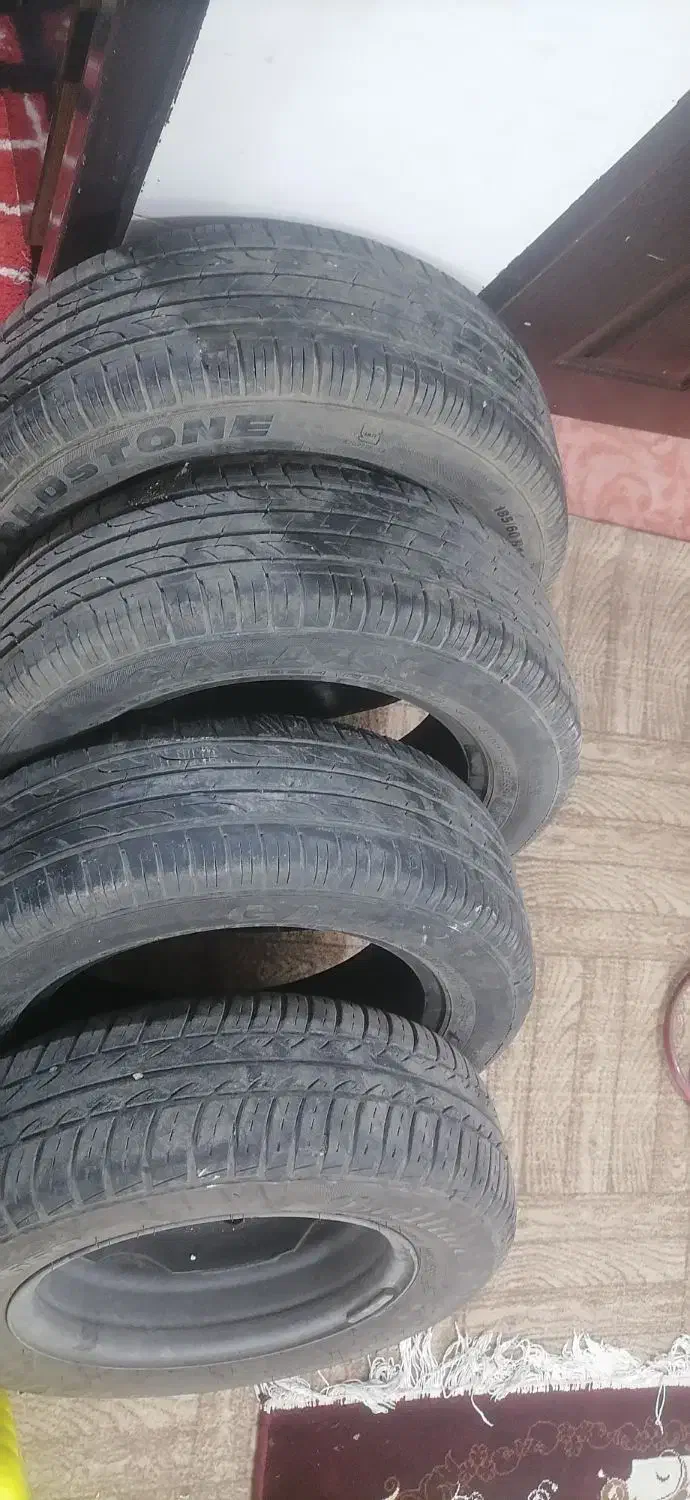 چهارعدد لاستیک در حد نو|قطعات یدکی و لوازم جانبی|باوی, |دیوار