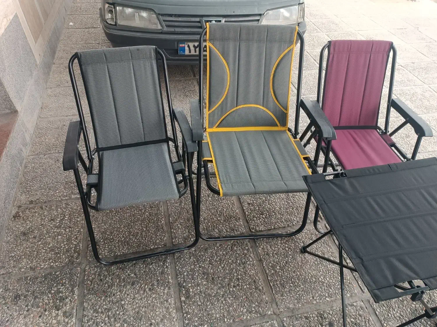 فروش صندلی ساحلی میز عنکبوتی تحمل وزن بالا|کوهنوردی و کمپینگ|شیراز, حجت آباد|دیوار