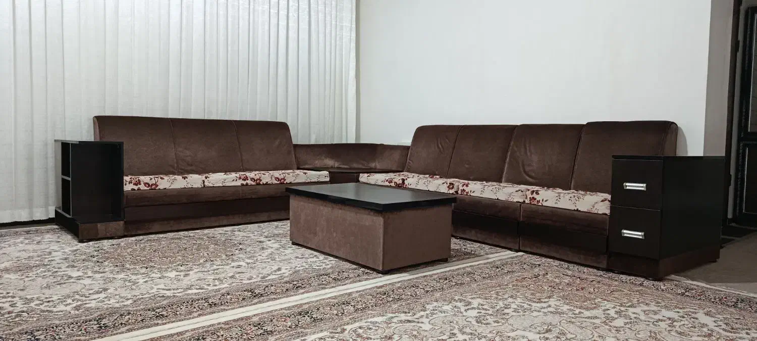 مبلمان راحتی7نفره|مبلمان خانگی و میز عسلی|محمدیه-قزوین, |دیوار