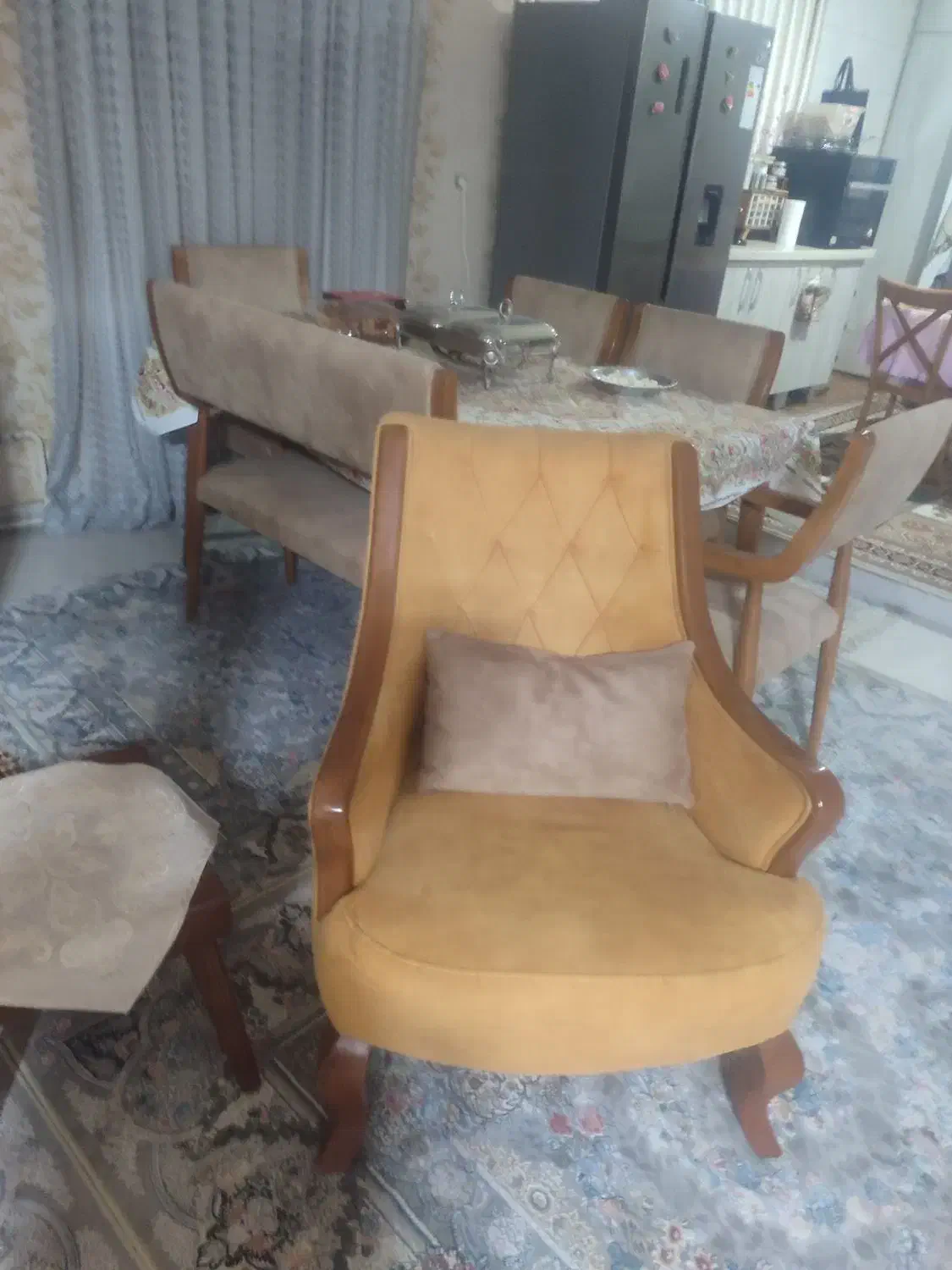 مبلمان هفت نفره|مبلمان خانگی و میز عسلی|رباطکریم, رباطکریم|دیوار