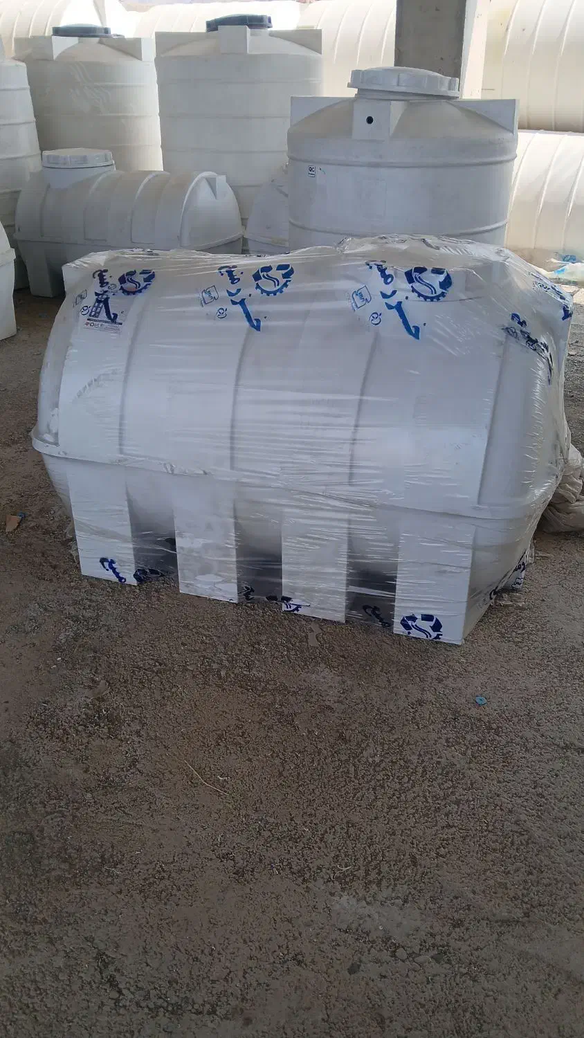 مخزن آب ۱۰۰۰ افقی منبع آب سنگین|مصالح و تجهیزات ساختمان|ملارد, |دیوار