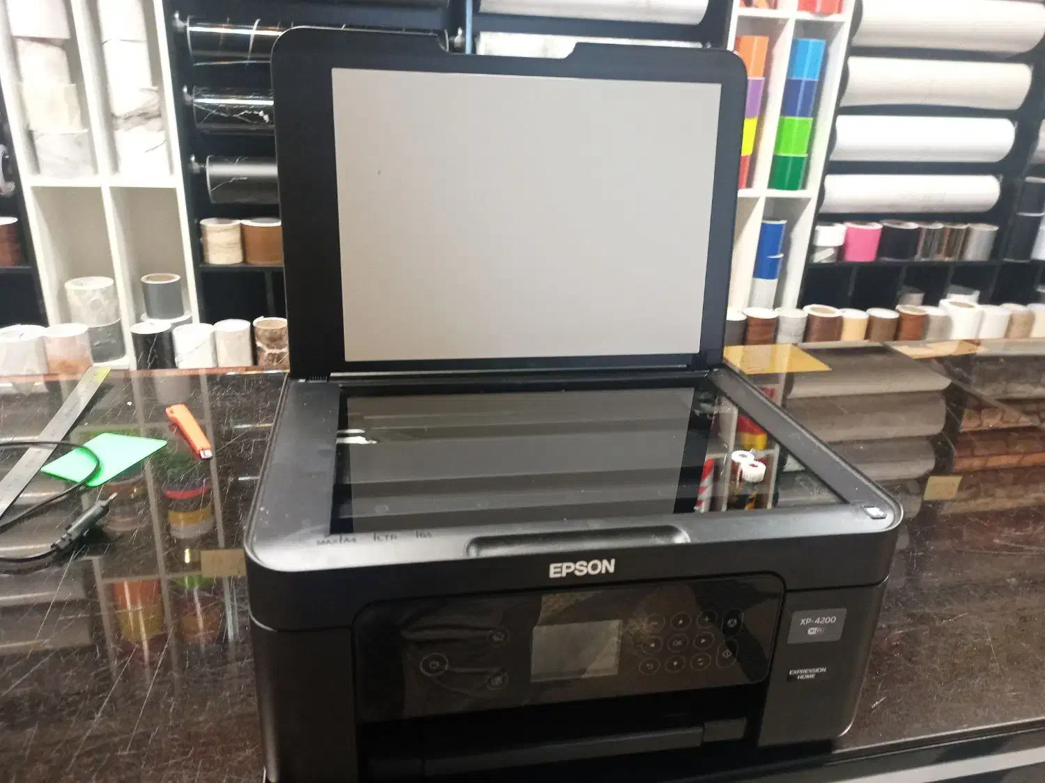 پرینتر رنگی جوهر افشانepson xp-4200|پرینتر، اسکنر، کپی، فکس|رشت, بازار|دیوار