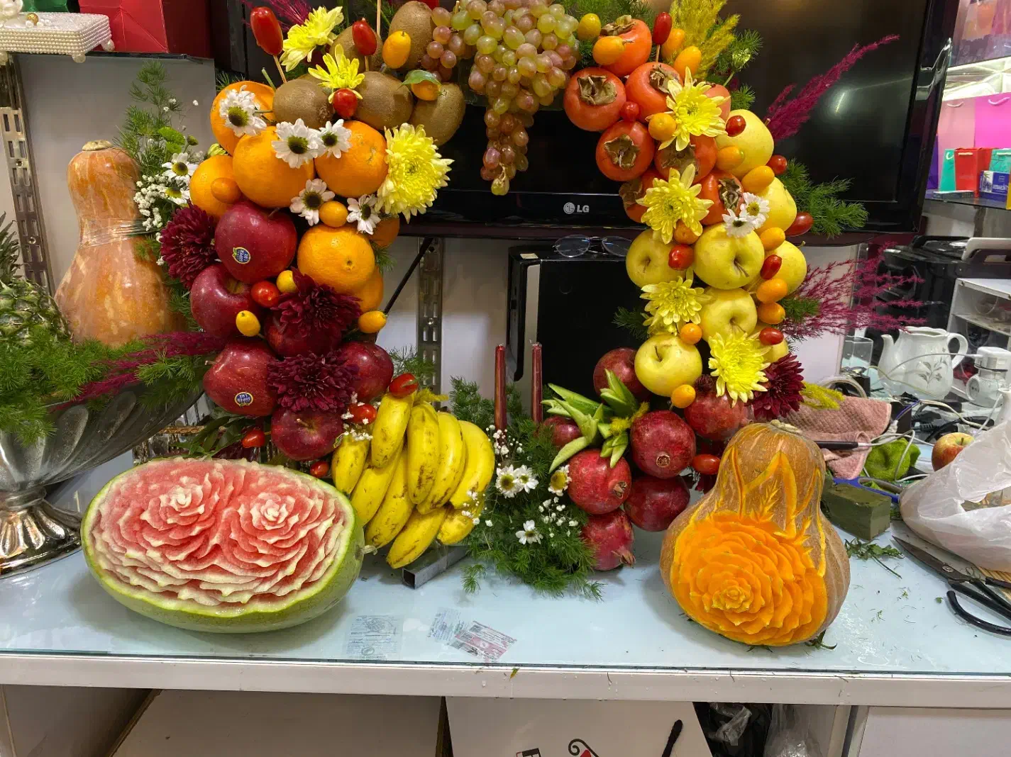 میوه ارایی تم یلدا|خدمات پذیرایی، مراسم|همدان, |دیوار