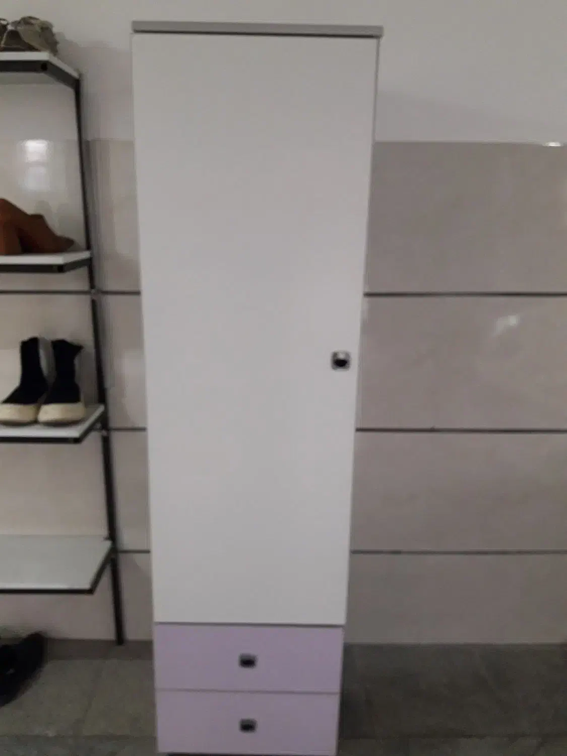 کمد کودک با دو عدد دارور دو کشویی|جاکفشی، کمد، دراور|خلخال, |دیوار