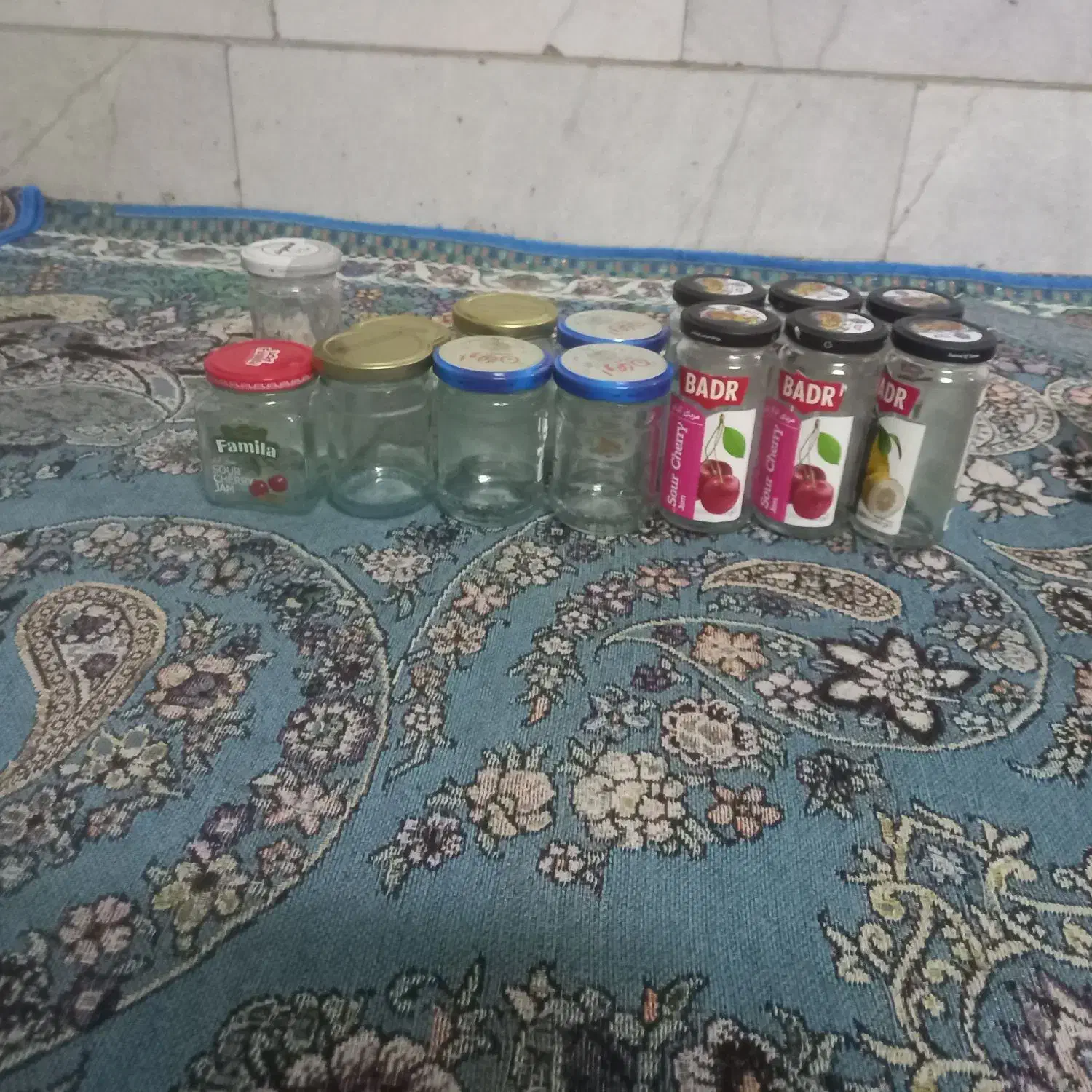 مربا  شیشه سالم مربا|ظروف نگهدارنده، پلاستیکی، یک‌بارمصرف|یزد, |دیوار