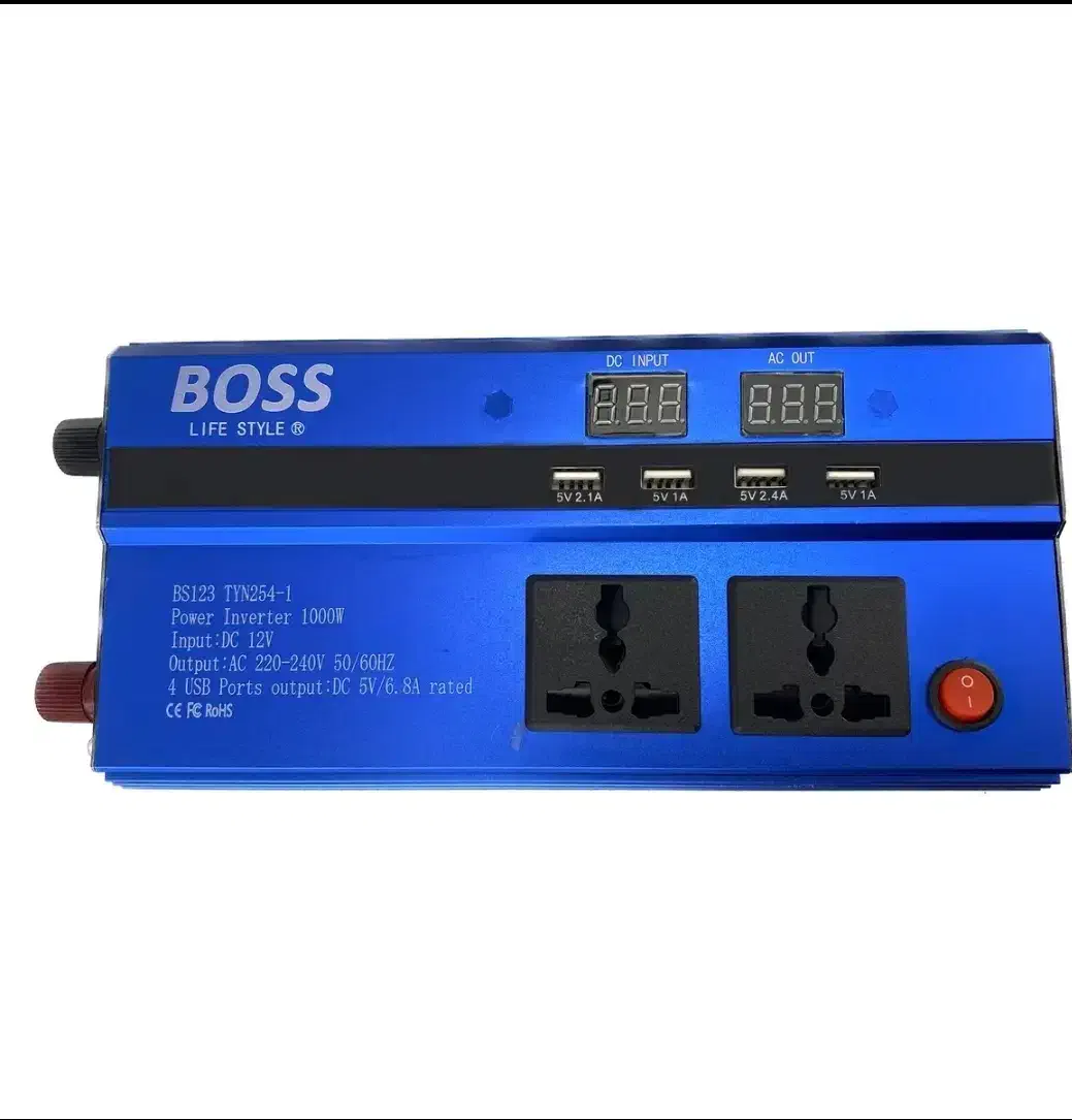 اینورتر مبدل برق ۱۲ به ۲۲۰ باسboss|قطعات یدکی و لوازم جانبی|خمام, |دیوار