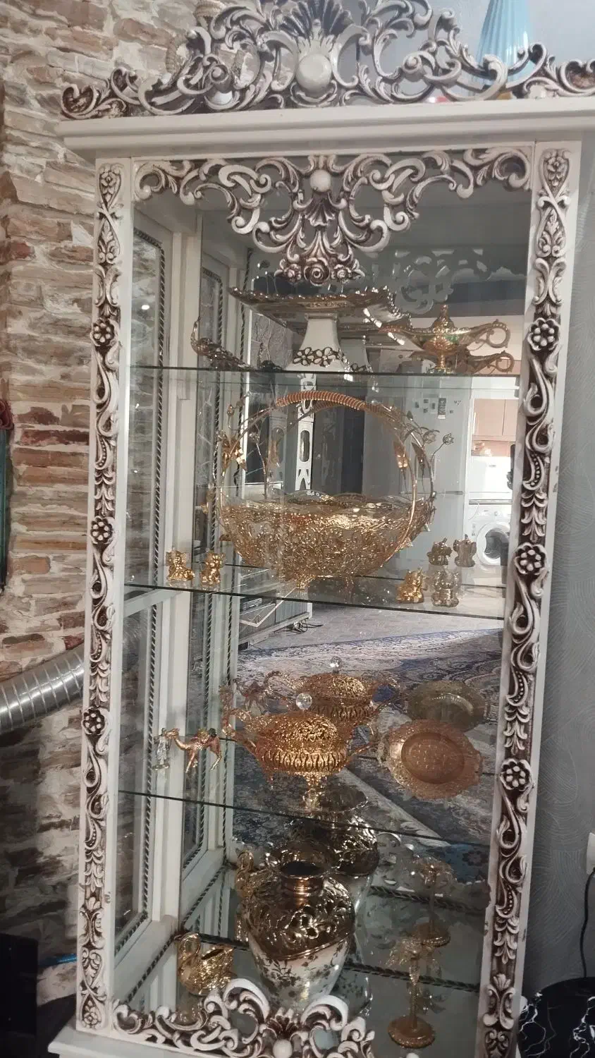 بوفه،ساعت،جاکفشی،آینه شمعدون|بوفه، ویترین، کنسول|مرودشت, بیست متری بیمارستان|دیوار