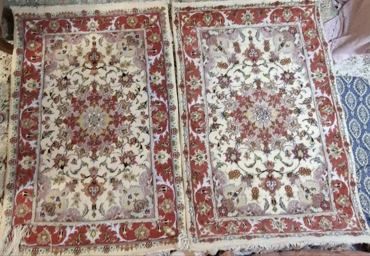 دو قالیچه زرع و نیم شجاعی کاشمر|فرش|تهران, سلسبیل جنوبی|دیوار