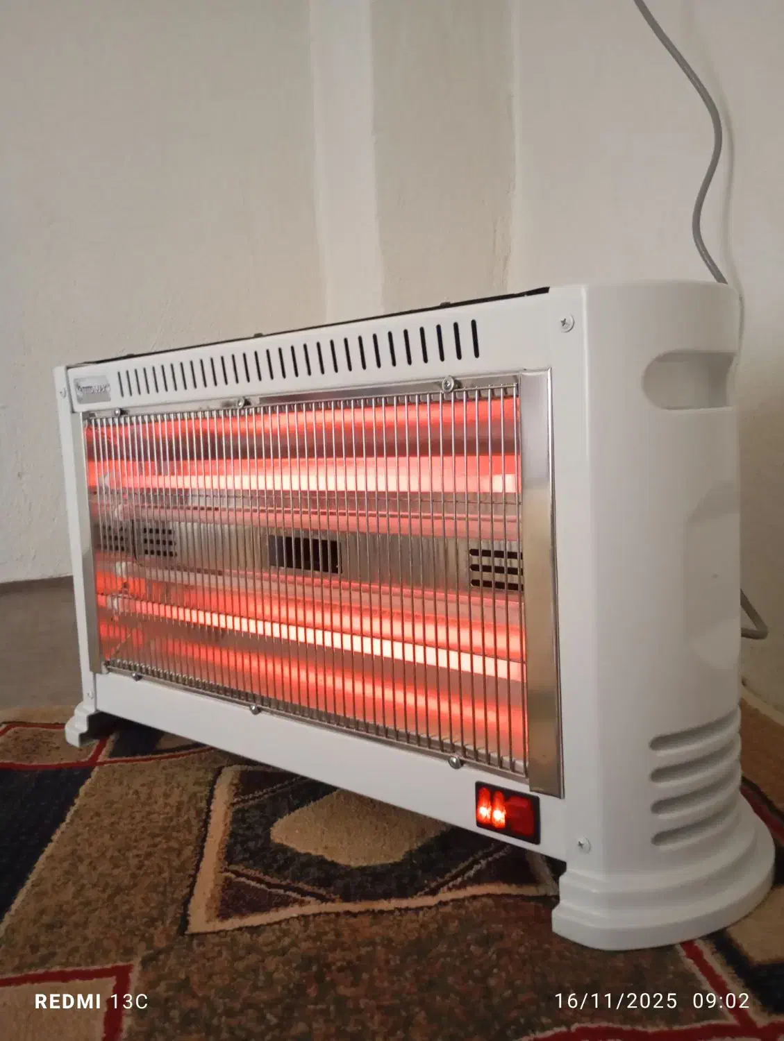 هیتر برقی فن دار در حد صفر|بخاری، هیتر، شومینه|یاسوج, |دیوار