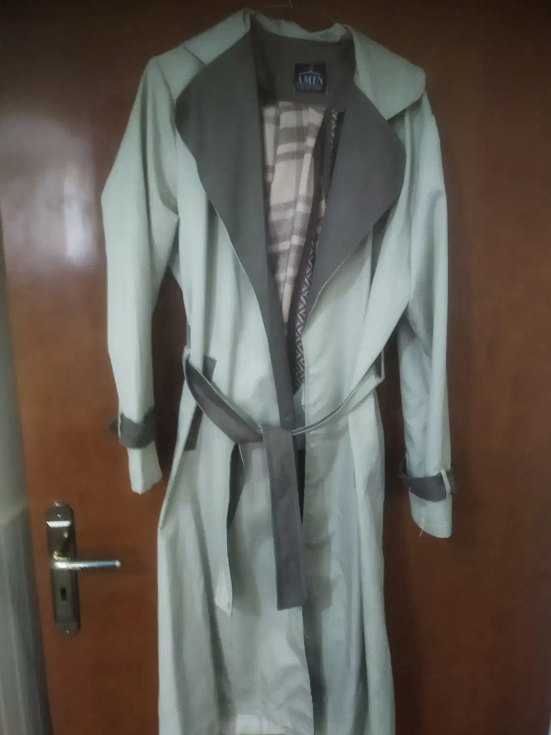 پالتو کتان کرم و نسکافه ای نونو|لباس|شیراز, شهرک ایثار|دیوار