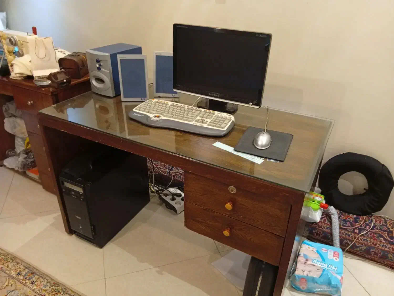 کامپیوتر کارکرده + میز تحریر|رایانه رومیزی|تهران, قبا|دیوار