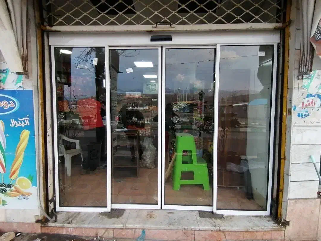 درب شیشه اتوماتیک فروشگاه با اپراتور دانکر،اچیلان|مصالح و تجهیزات ساختمان|کرج, شهرک اوج|دیوار