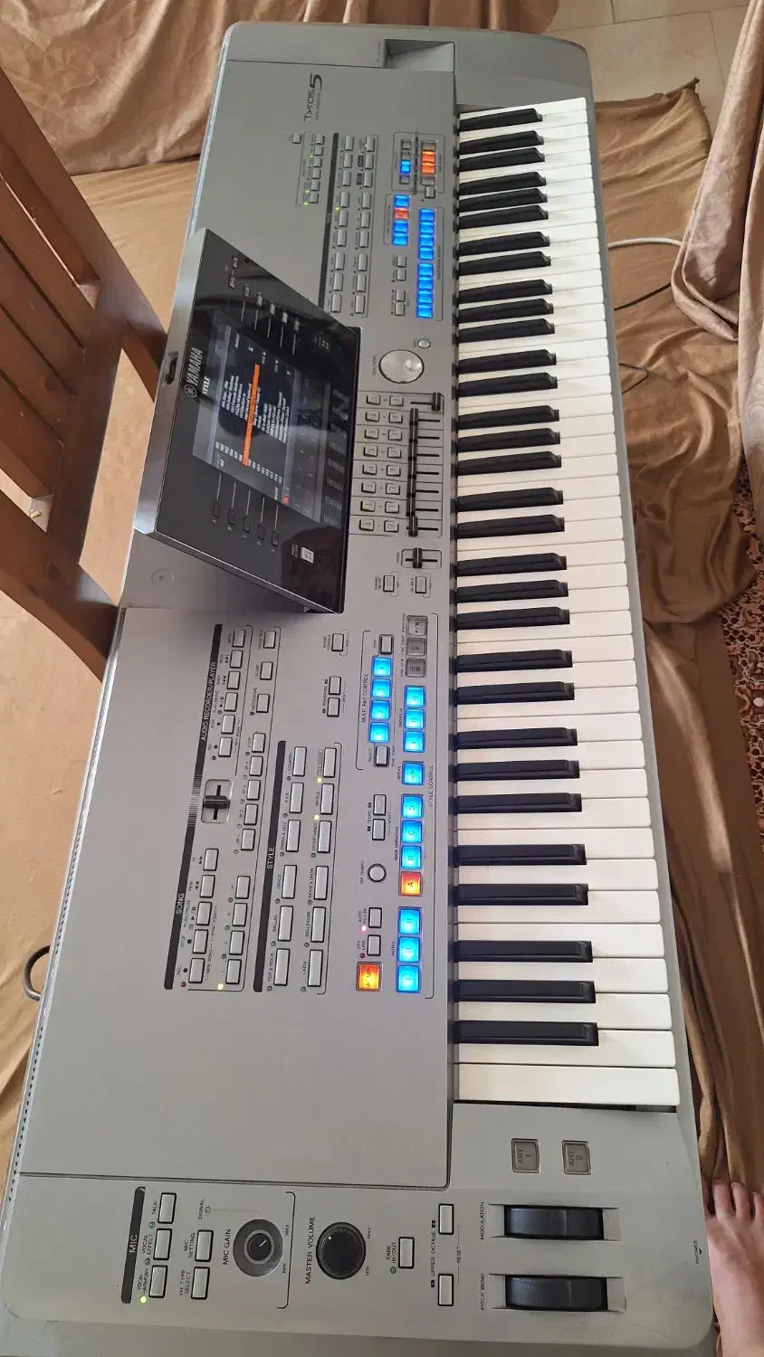 یاماها تایروس5|پیانو، کیبورد، آکاردئون|تهران, هلال احمر|دیوار