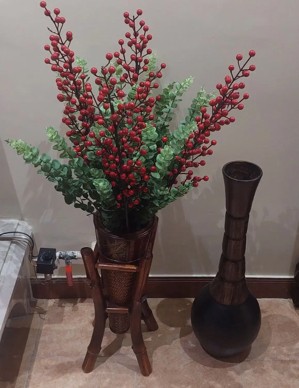 گل و گلدان|گل مصنوعی|کرج, باغستان|دیوار