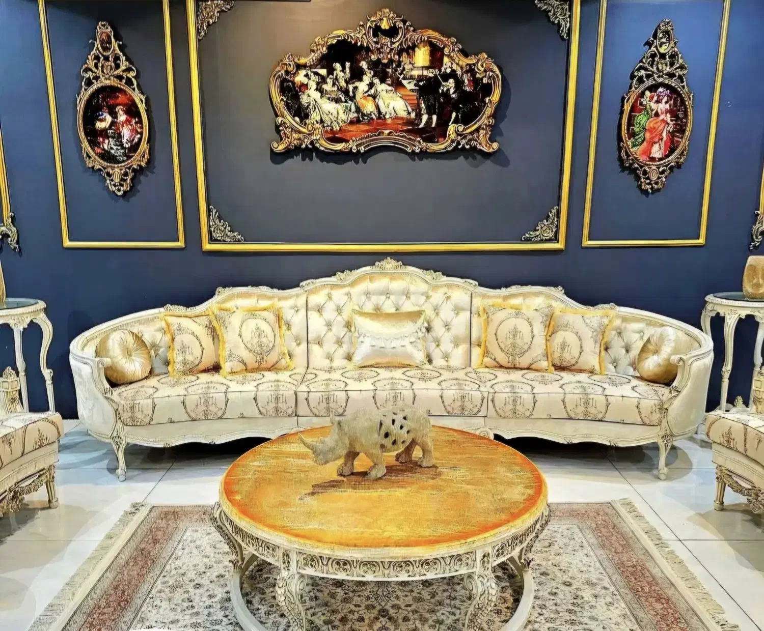 مبلمان کلاسیک سلطنتی ترکیبی مدل 2024|مبلمان خانگی و میز عسلی|تهران, یافت آباد جنوبی|دیوار