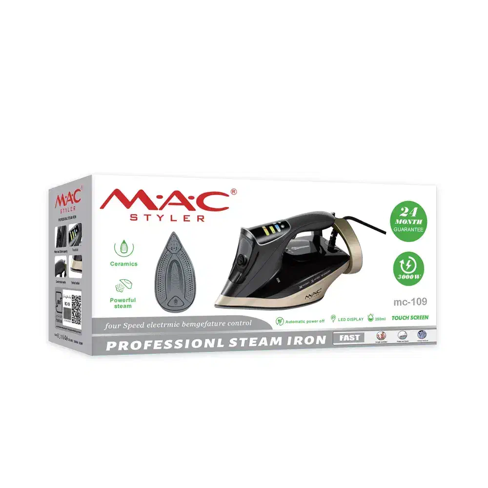 فروش اتو بخار مک استایلر 109 (فروش در ۳ قسط)|اتو و لوازم اتو|شیراز, زند|دیوار