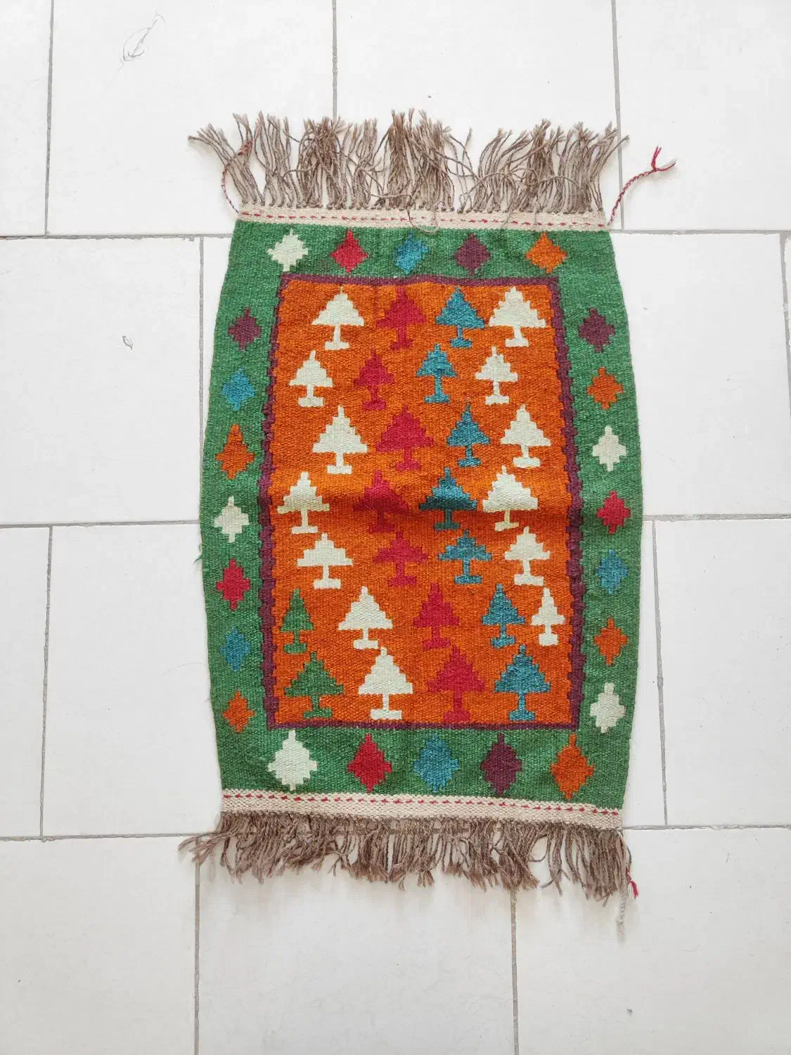 پادری و گلیم سنتی|گلیم، جاجیم، گبه|مشهد, کوه سنگی|دیوار