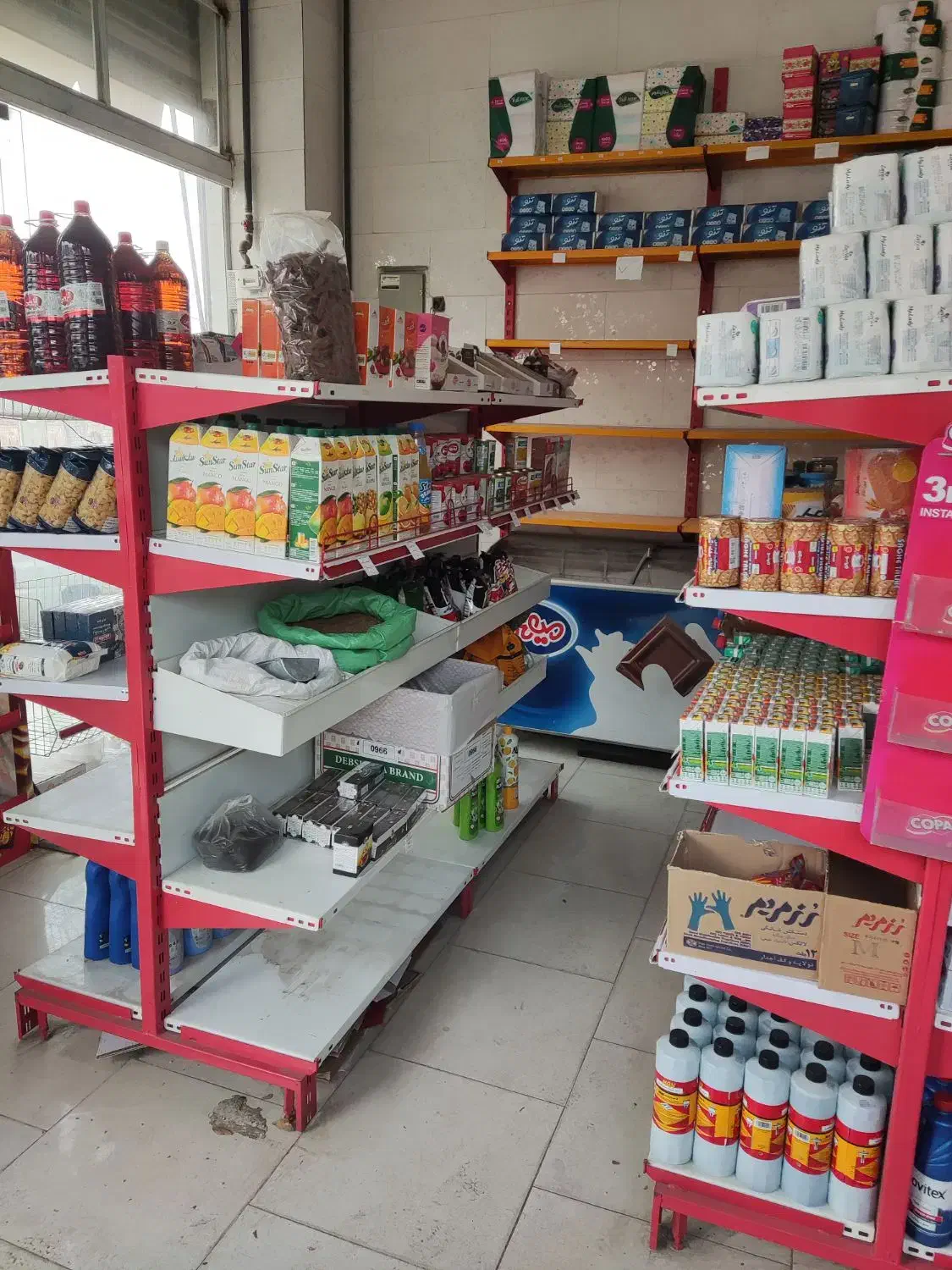 قفسه|کتابخانه، شلف، قفسه‌های دیواری|تویسرکان, |دیوار