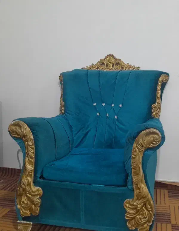 مبل ۷ نفره بامیزعسلی|مبلمان خانگی و میز عسلی|سلطانیه, |دیوار