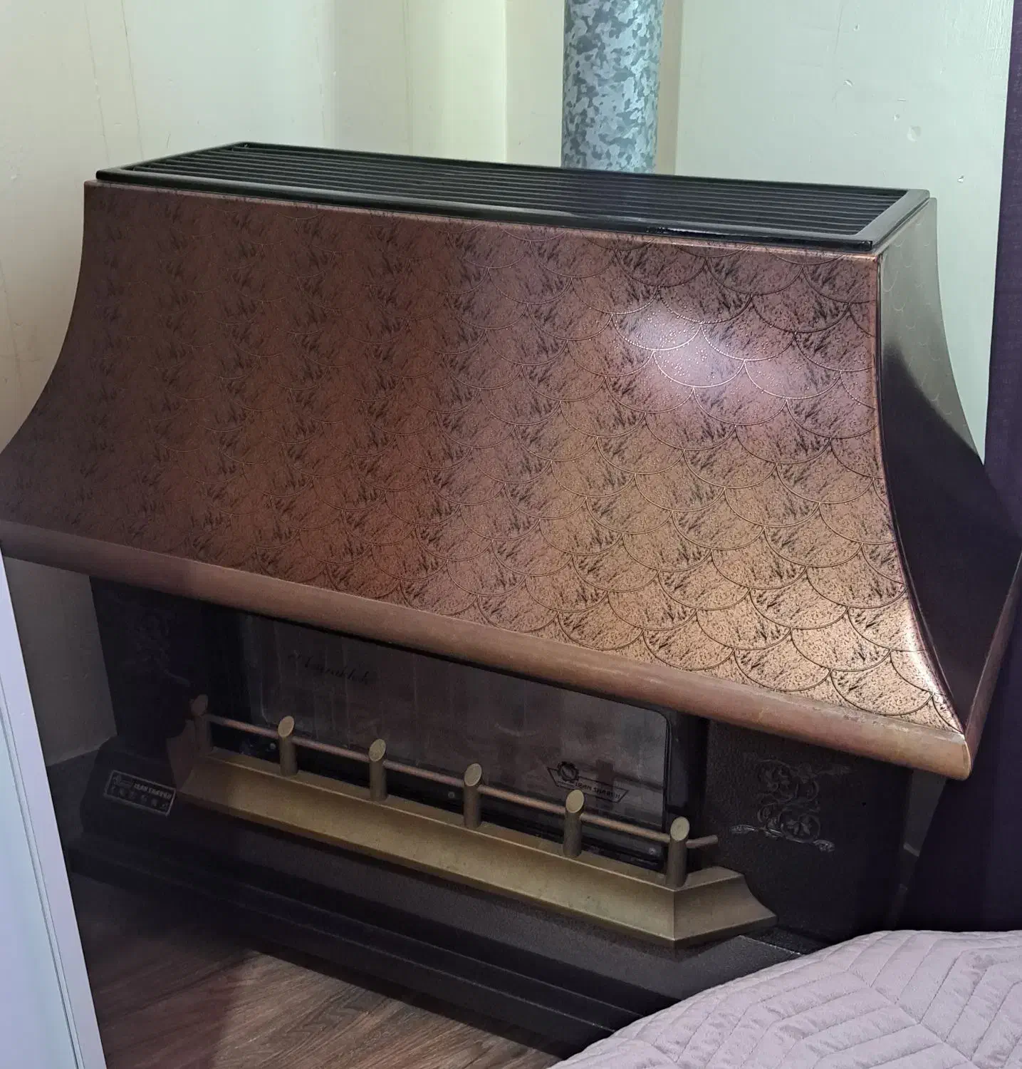 بخاری شومینه|بخاری، هیتر، شومینه|رشت, چله خانه|دیوار