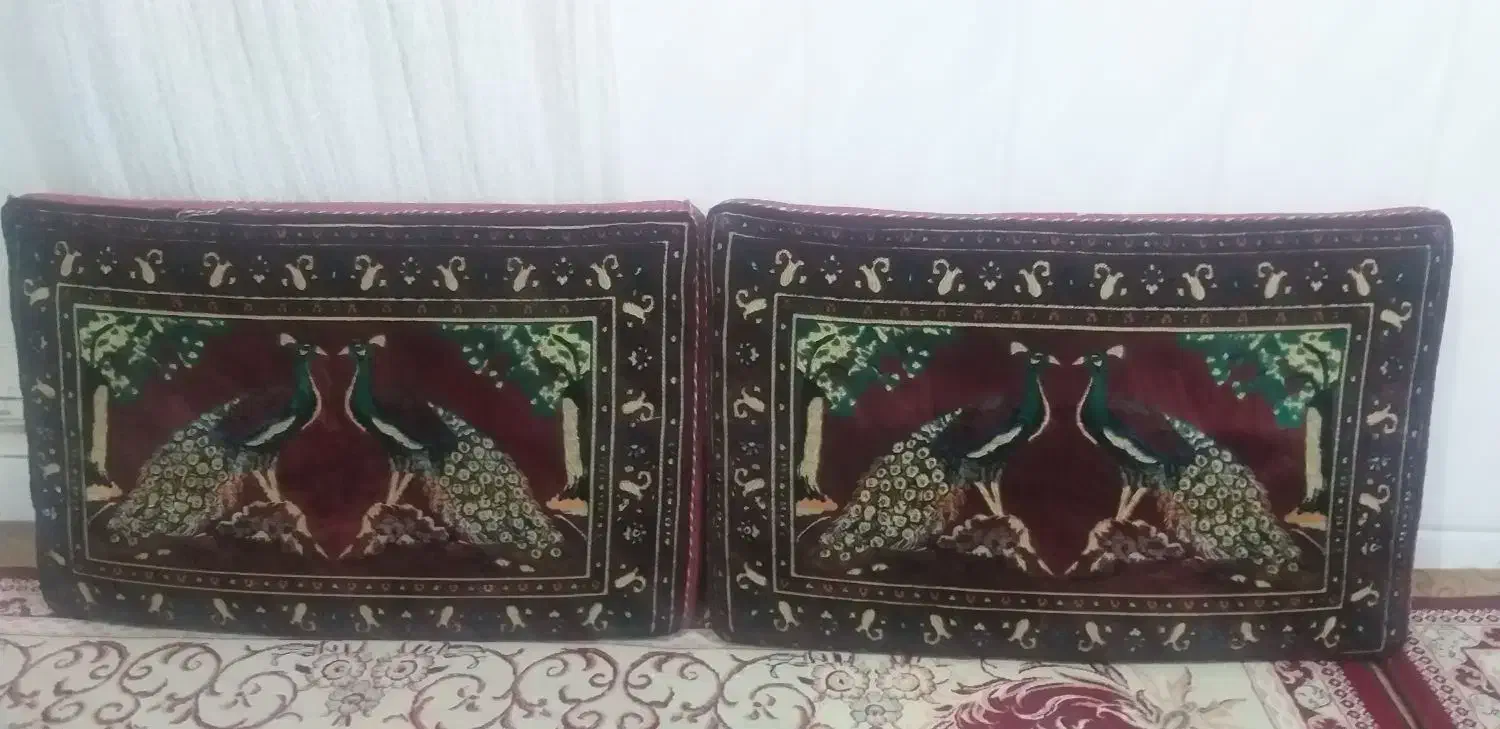 پشتی  طاووس|پشتی|قم, شهر قائم|دیوار