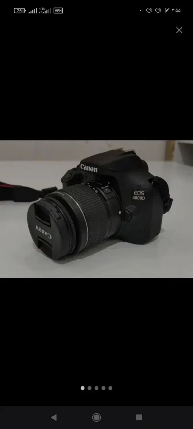 دوربین ۴۰۰۰dکنون|دوربین عکاسی و فیلم‌برداری|اسلام‌شهر, شهرک مفیدی|دیوار