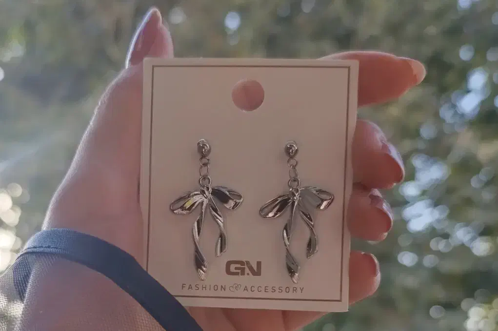 گوشواره پاپیونی رنگ ثابت|بدلیجات|کرمانشاه, |دیوار