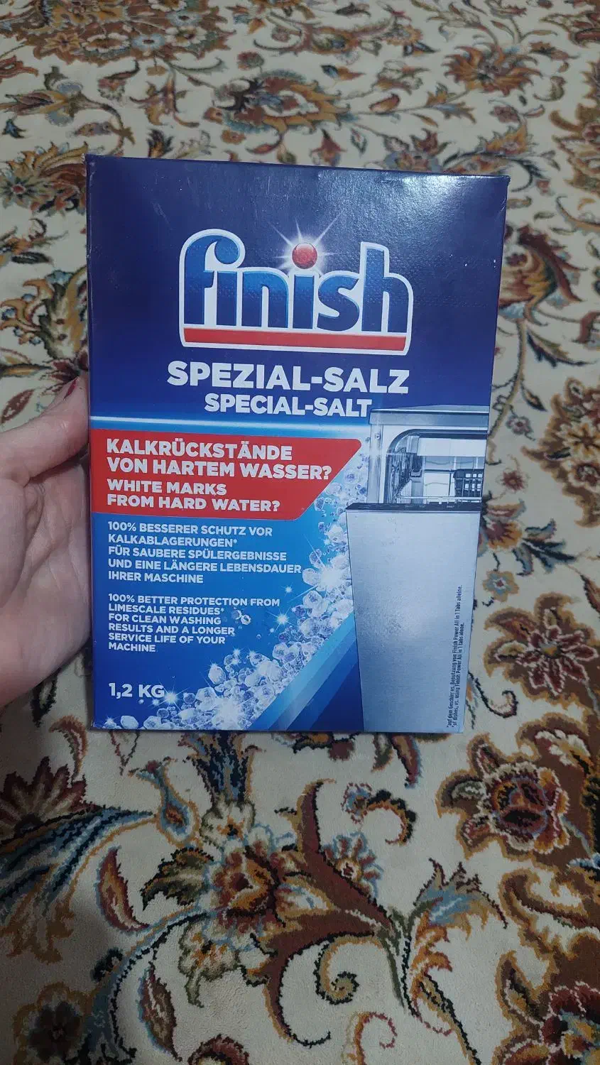 نمک ماشین ظرفشویی اصل اروپا|مواد شوینده و دستمال کاغذی|کردکوی, |دیوار