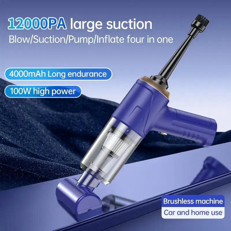 جاروشارژی خودرو دمنده مکنده مدل LT145 موتور براشلس|جاروبرقی، جارو شارژی، بخارشو|تهران, فردوس|دیوار