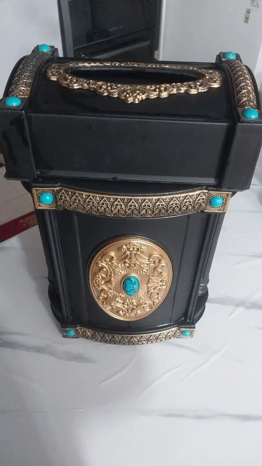 سطل آشغال وجادستمال کاغذی|صنایع دستی و سایر لوازم تزئینی|قائن, |دیوار