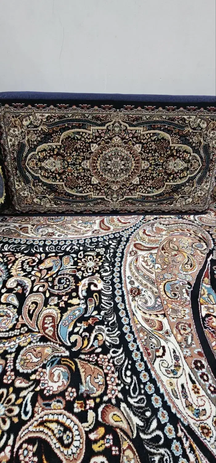 فروش دو جفت پشتی طرح فرش|پشتی|زابل, |دیوار