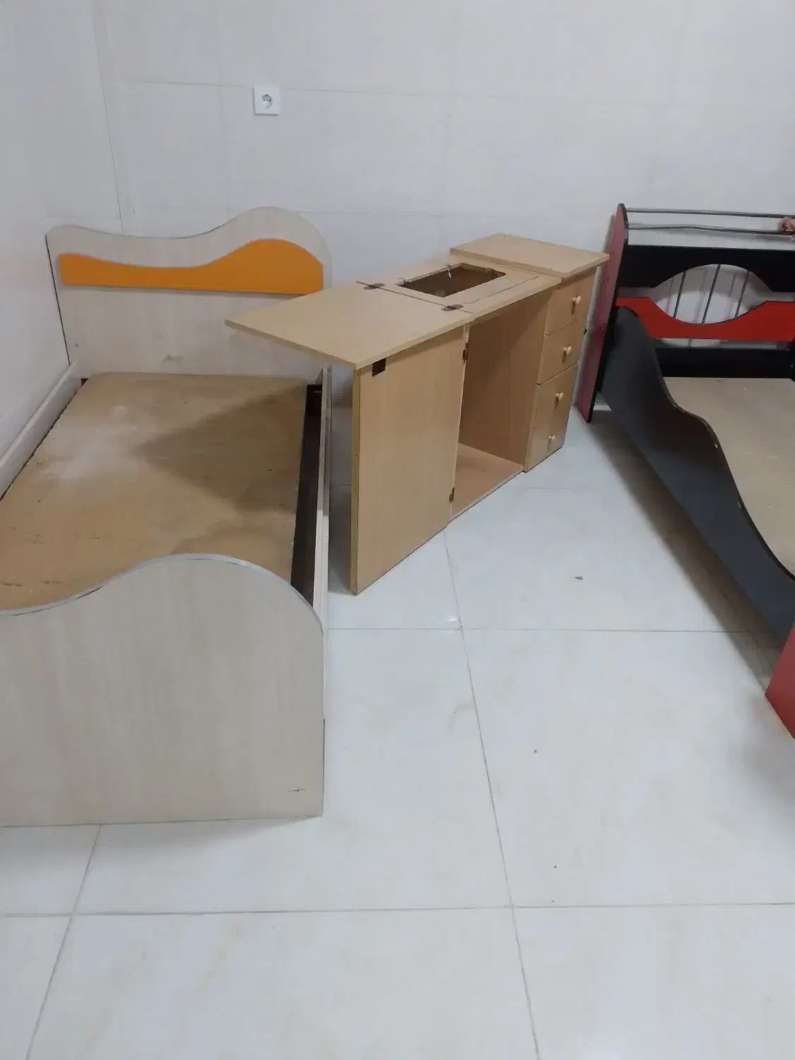 سرویس خواب کودک ،کمد و میز کامپیوتر|تخت و سرویس خواب|شهرکرد, |دیوار