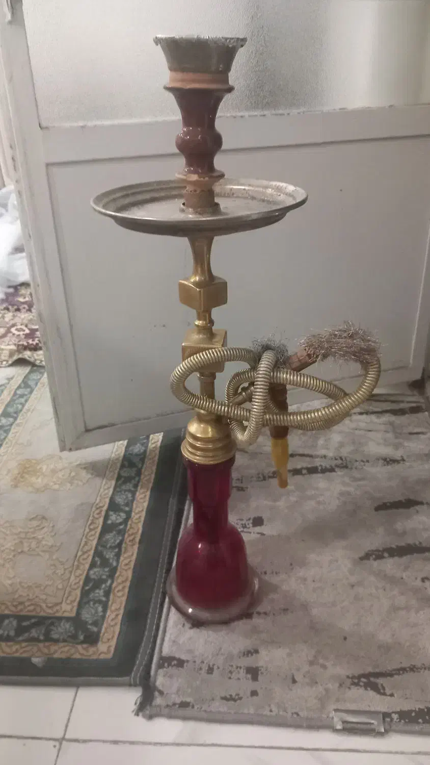 قلیان برنجی توپر|کلکسیون و سرگرمی|گلستان (تهران), |دیوار