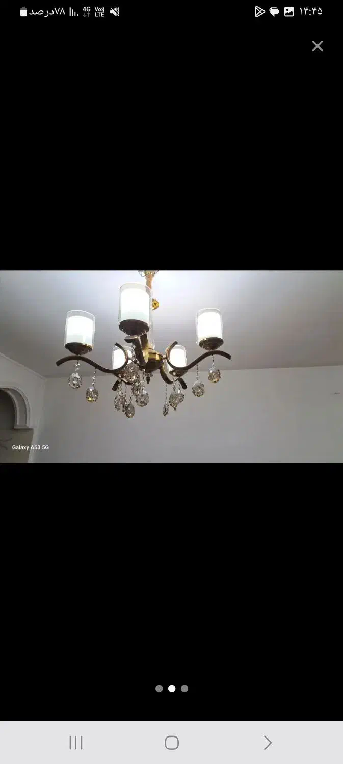 لوستر مدرن|لوستر و چراغ آویز|تویسرکان, |دیوار