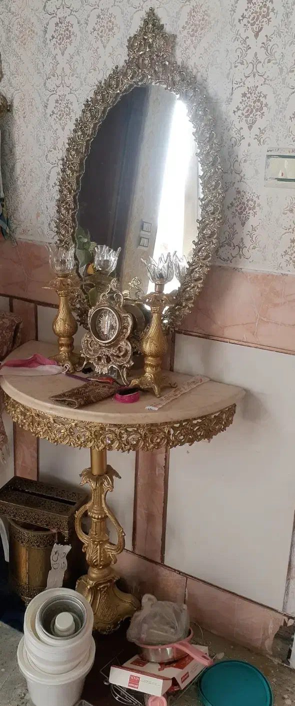 اینه طرح برنز|آینه|دورود, |دیوار