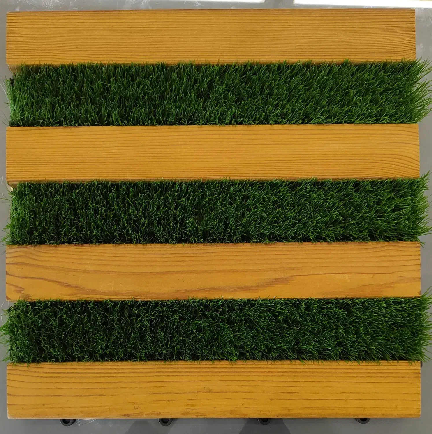 تایل ترکیبی ترمو وود و چمن مصنوعی 40*40|مصالح و تجهیزات ساختمان|اصفهان, تخت فولاد|دیوار