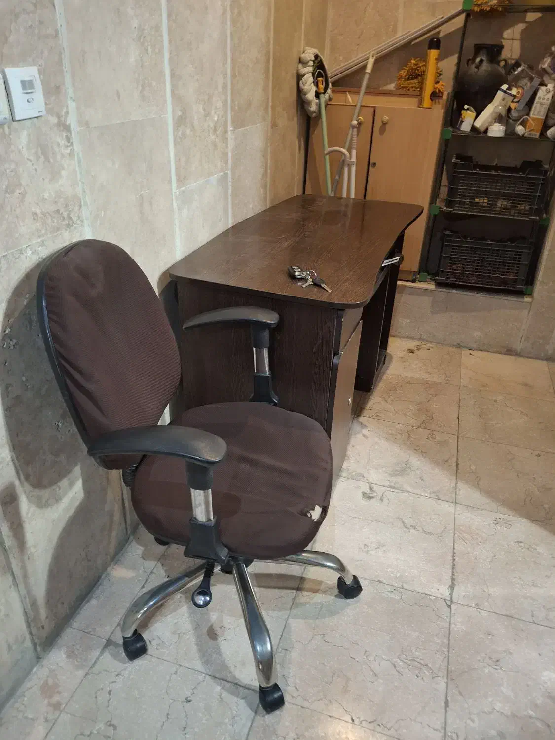 میز تحریر همراه صندلی کامپیوتر|میز تحریر و کامپیوتر|کرج, شهرک آسمان|دیوار