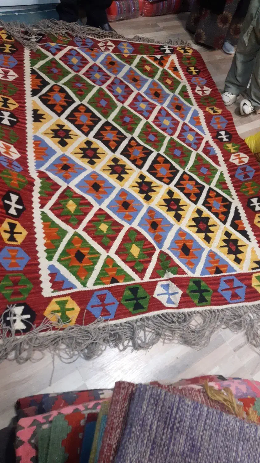 نخ پشم|گلیم، جاجیم، گبه|نمین, |دیوار